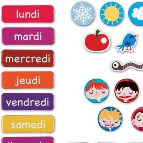 Agenda Magnetique Une Belle Journee - En Bois New Sealed For Age 3+ - Picture 6 of 16